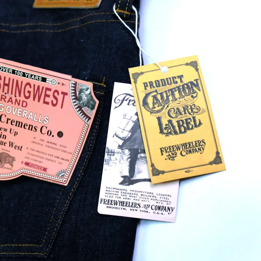 FREEWHEELERS 601XX 1951 five bags of 14oz indigo vintage jeans