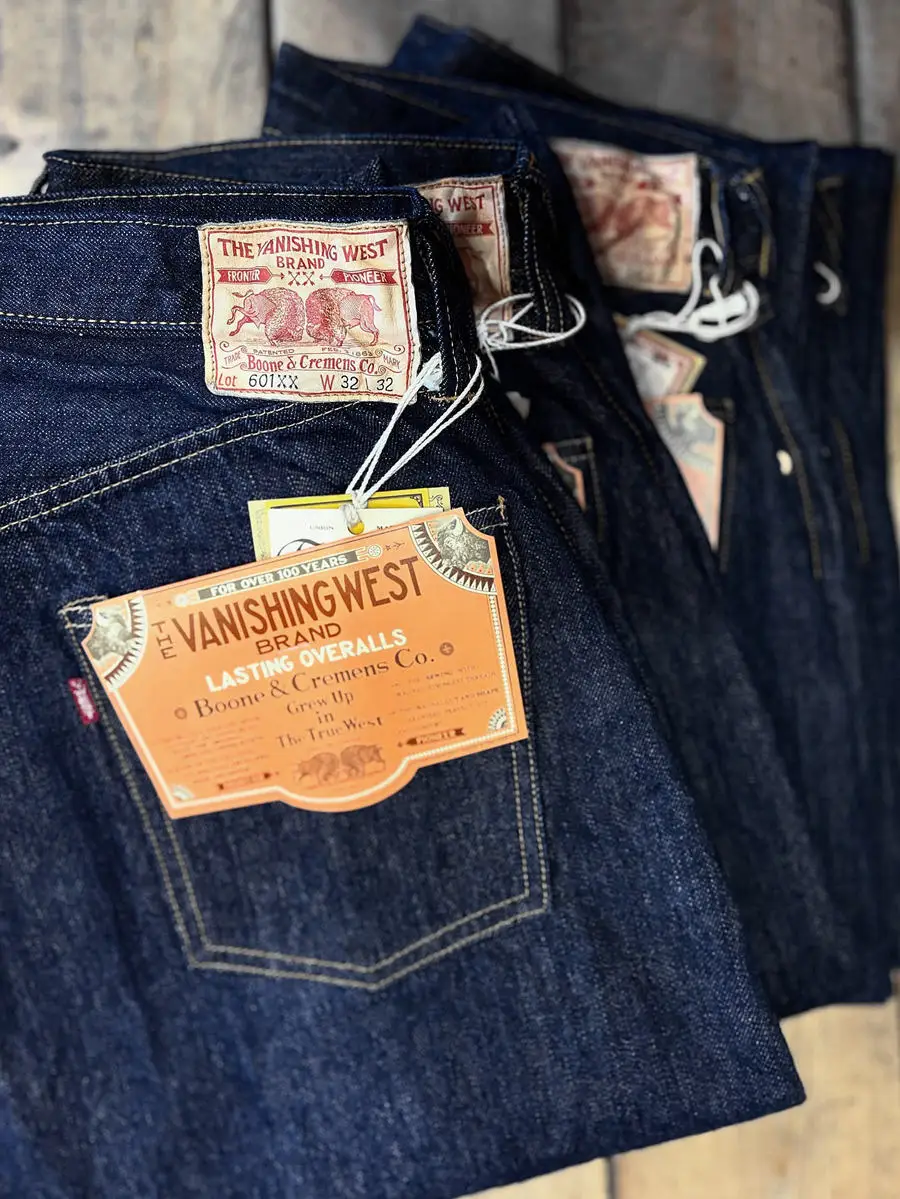 FREEWHEELERS 601XX 1951 five bags of 14oz indigo vintage jeans
