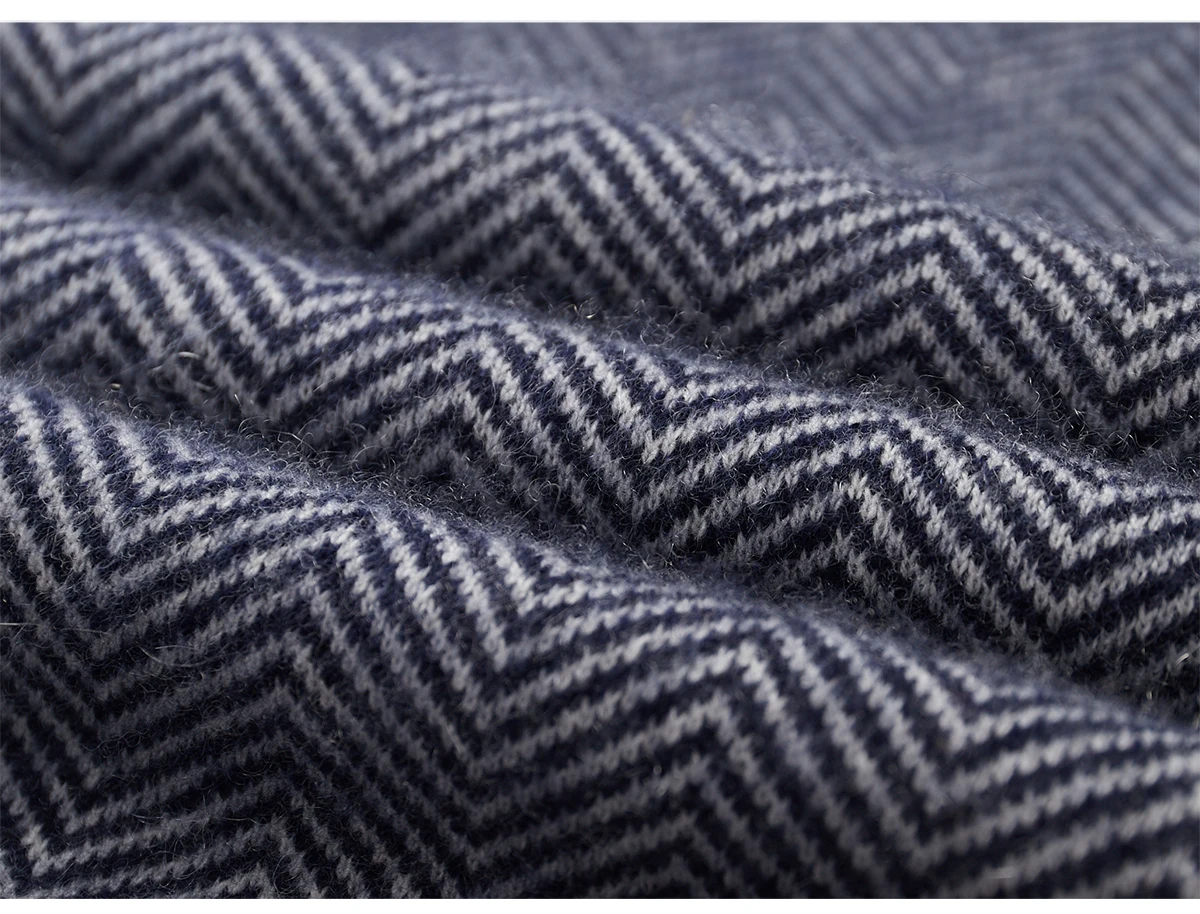 Soft 100% Merino Wool Straight-leg Pants For Men Jacquard Warm Knitted Pants Autumn Winter Thick Bottom Wear