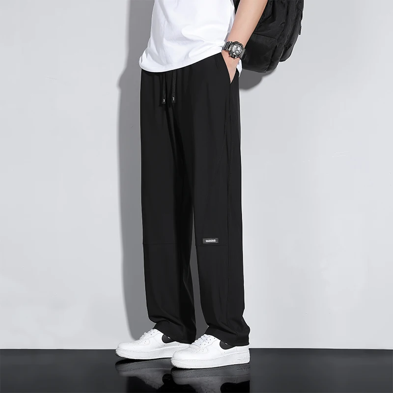 Men Summer Sweatpants Plus Size 8XL 9XL 10XL High Elastic Gym Joggers Large Size Quick Drying Running Fitness Pants Men Clothing