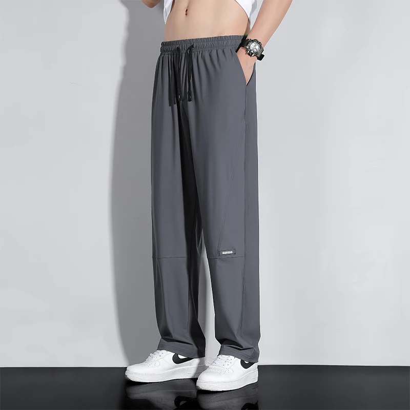 Men Summer Sweatpants Plus Size 8XL 9XL 10XL High Elastic Gym Joggers Large Size Quick Drying Running Fitness Pants Men Clothing