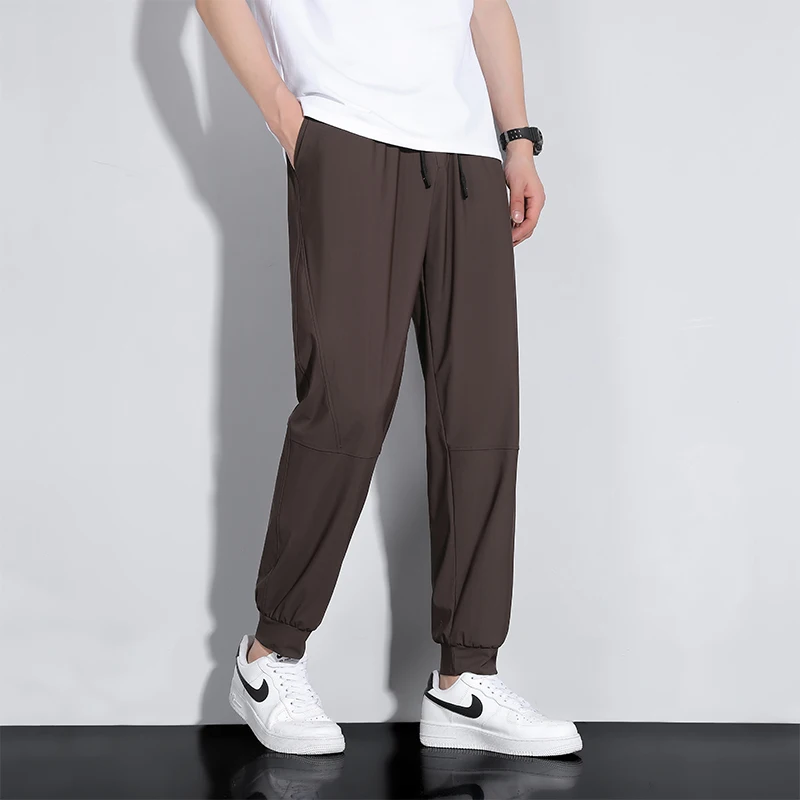 Men Summer Sweatpants Plus Size 8XL 9XL 10XL High Elastic Gym Joggers Large Size Quick Drying Running Fitness Pants Men Clothing