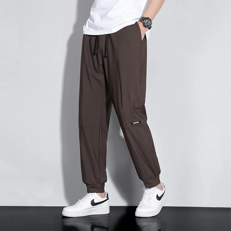 Men Summer Sweatpants Plus Size 8XL 9XL 10XL High Elastic Gym Joggers Large Size Quick Drying Running Fitness Pants Men Clothing
