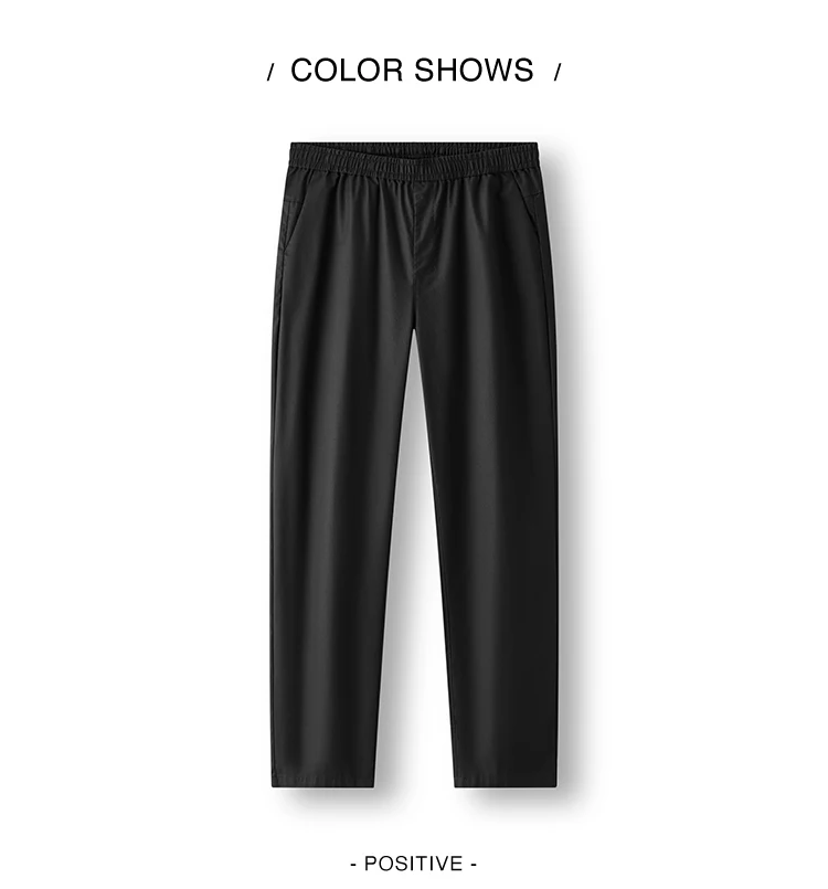 Semir Men Pants Comfortable Solid Straight Work Commute 2026 Autumn Casual Style Easy Care Long Trousers Daily Wear