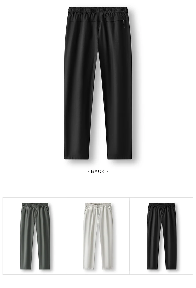 Semir Men Pants Comfortable Solid Straight Work Commute 2026 Autumn Casual Style Easy Care Long Trousers Daily Wear