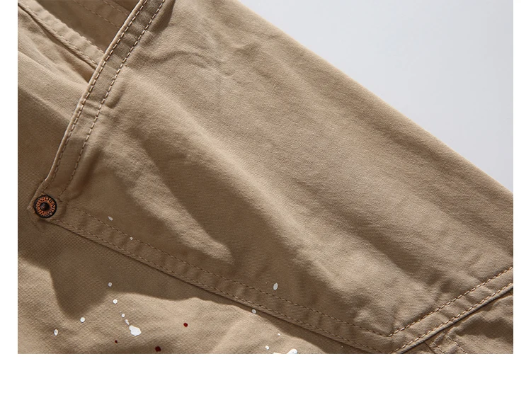 Japanese Streetwear Paint Point Cargo Pants For Men Harajuku Casual Baggy Pants High Quality Vintage Plus Size Trousers Male