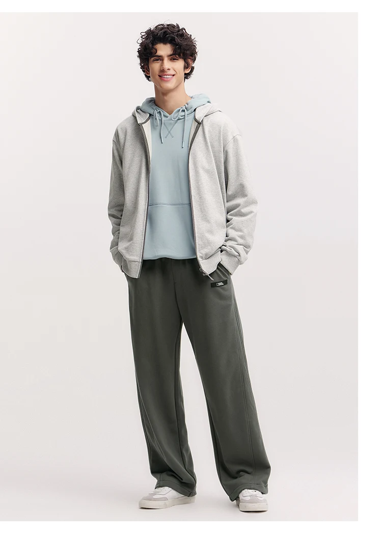 Semir Jacket Men Hooded Cardigan Coat Couple 2025 New Spring Casual Outfit Minimalist and Versatile for Daily Wear