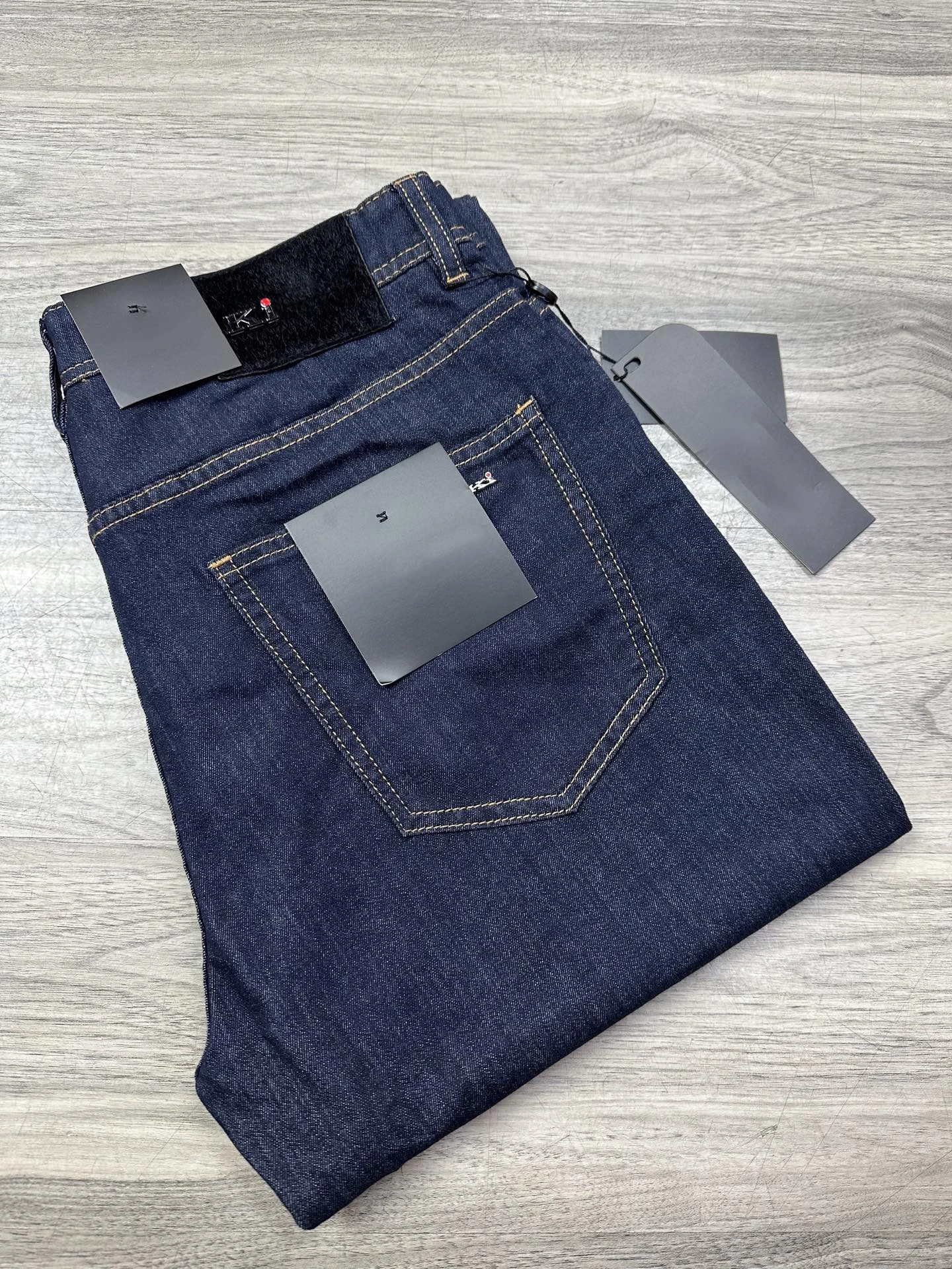 OECHSLI Jeans Thin Cotton Men 2026 Spring Summer new breathable outdoor embroidery comfortable casual Big size 30-40 long Pants