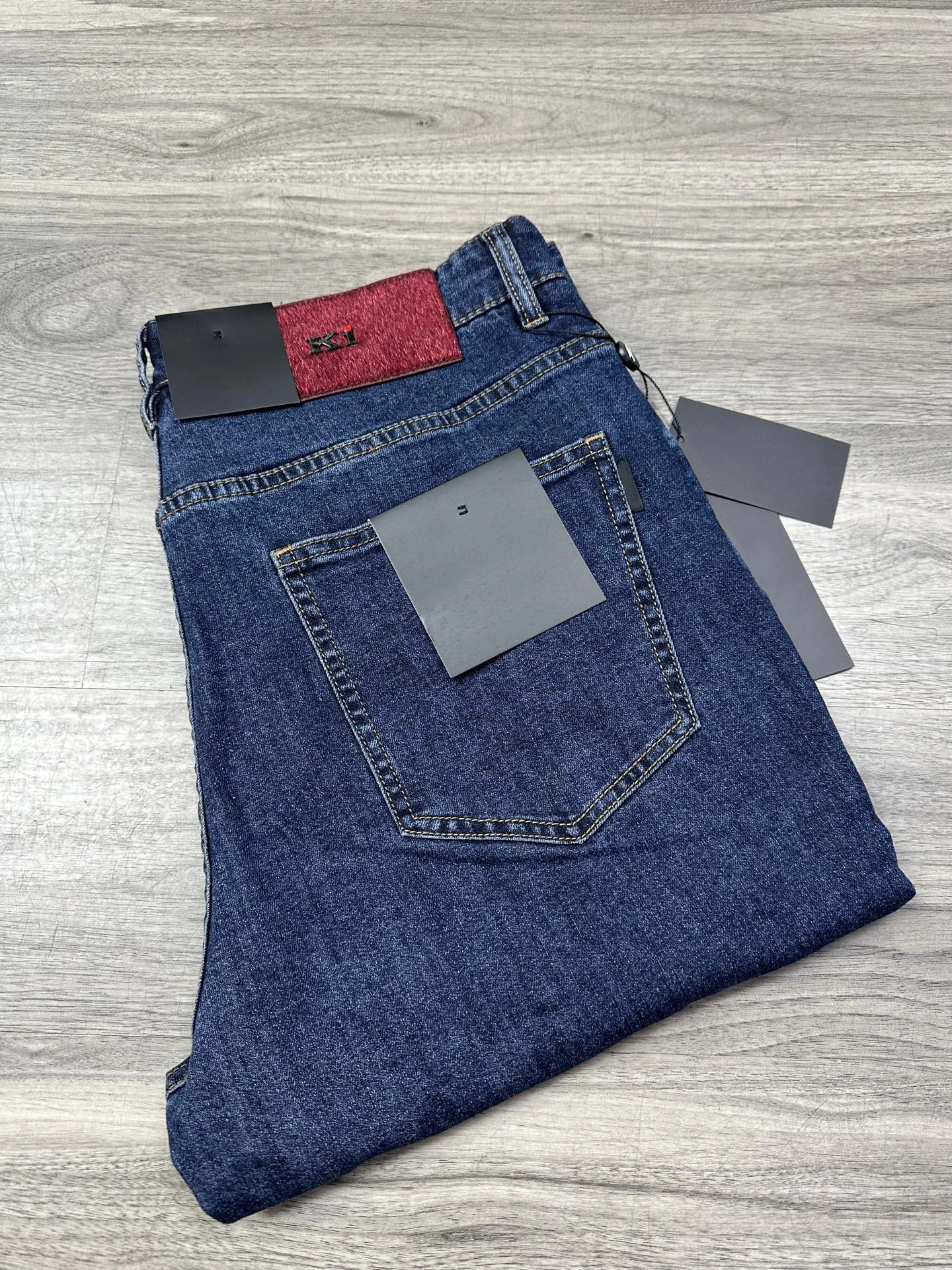 OECHSLI Jeans Thin Cotton Men 2026 Spring Summer new breathable outdoor embroidery comfortable casual Big size 30-40 long Pants