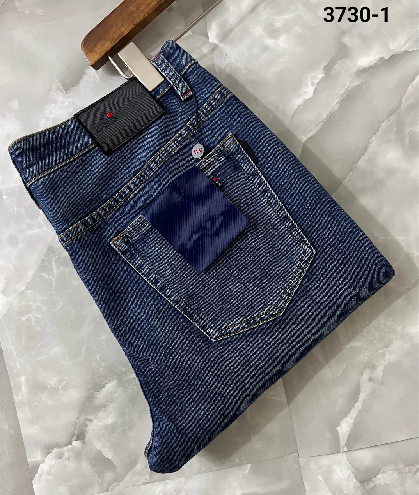 OECHSLI Jeans Thin Cotton Men 2026 Spring Summer new breathable outdoor embroidery comfortable casual Big size 30-40 long Pants