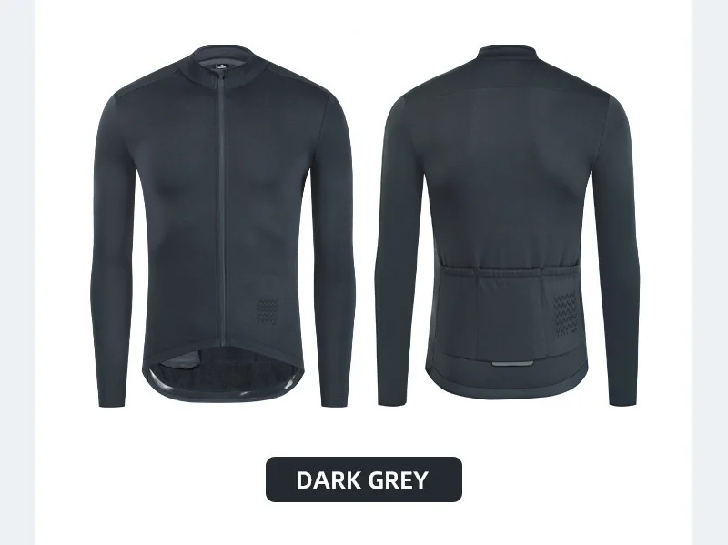 YKYWBIKE Winter Cycling Jersey Men's Thermal Fleece Bicycle Clothes MTB Long Sleeve Warm Road Bike Jacket Outdoor Riding Tops