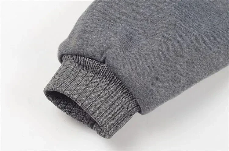 New Winter Men Fashion High Quality Mustang 11Logo Hoodies Jacket Casual Wool Liner Fleece Sweatshirts Male Hoody Coat
