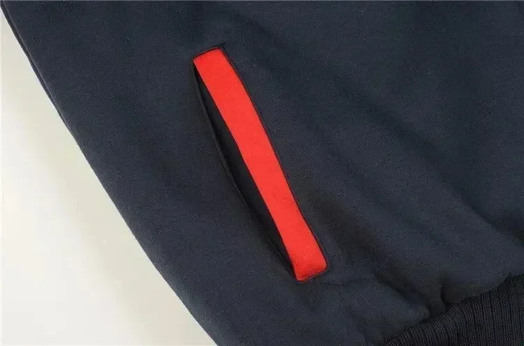 New Winter Men Fashion High Quality Mustang 11Logo Hoodies Jacket Casual Wool Liner Fleece Sweatshirts Male Hoody Coat