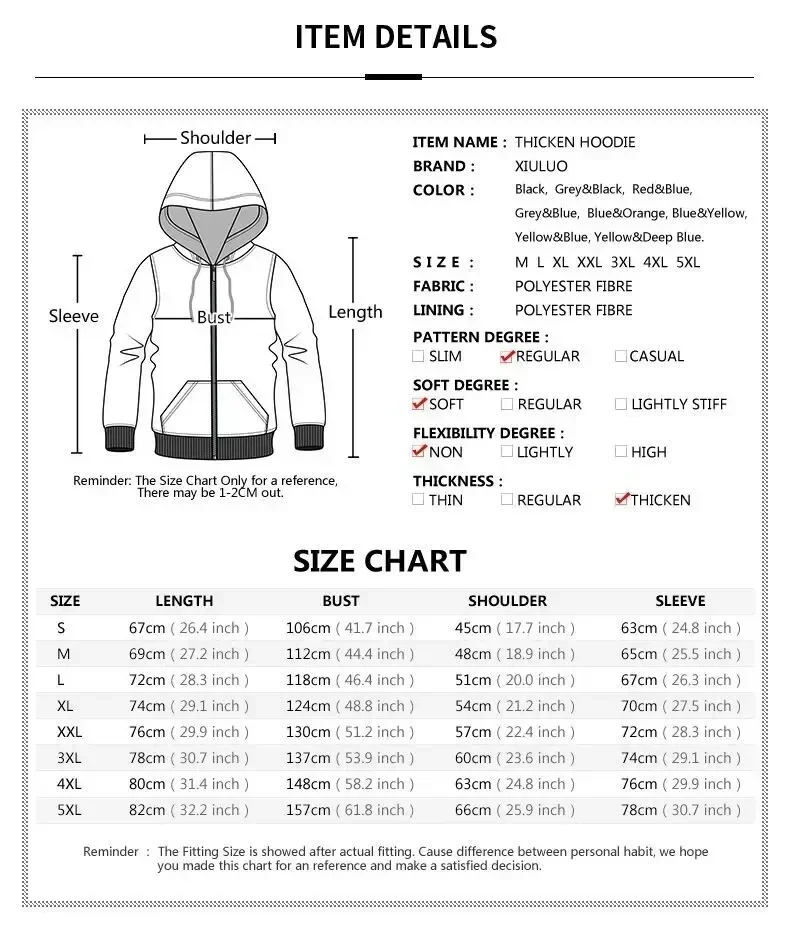 New Winter Men Fashion High Quality Mustang 11Logo Hoodies Jacket Casual Wool Liner Fleece Sweatshirts Male Hoody Coat