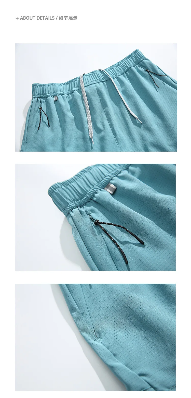 Unisex 2in1 Running Shorts Quick Dry Gym Workout Activewear Double Layer Compression Liner Athletic Fitness Jogging Sweat Shorts