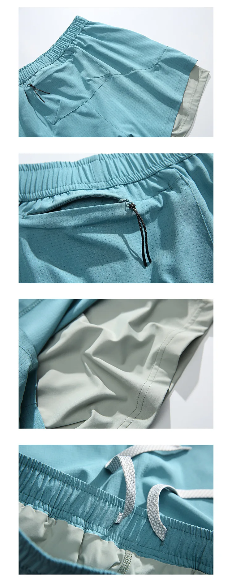 Unisex 2in1 Running Shorts Quick Dry Gym Workout Activewear Double Layer Compression Liner Athletic Fitness Jogging Sweat Shorts