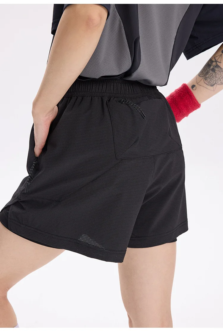 Unisex 2in1 Running Shorts Quick Dry Gym Workout Activewear Double Layer Compression Liner Athletic Fitness Jogging Sweat Shorts