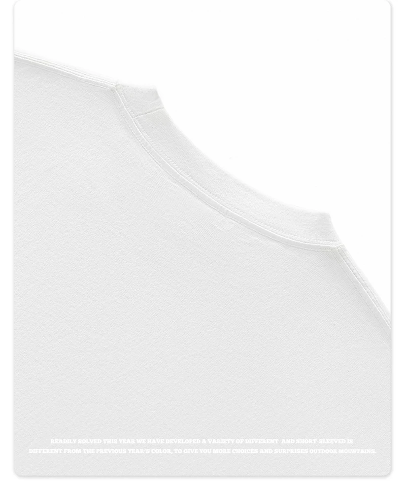 ZODF Fashion Fake 2 Pieces Long Sleeve T Shirt For Man Unisex Loose Fit 280gsm 100% Cotton O Neck T-Shirt Brand Tops HY0062