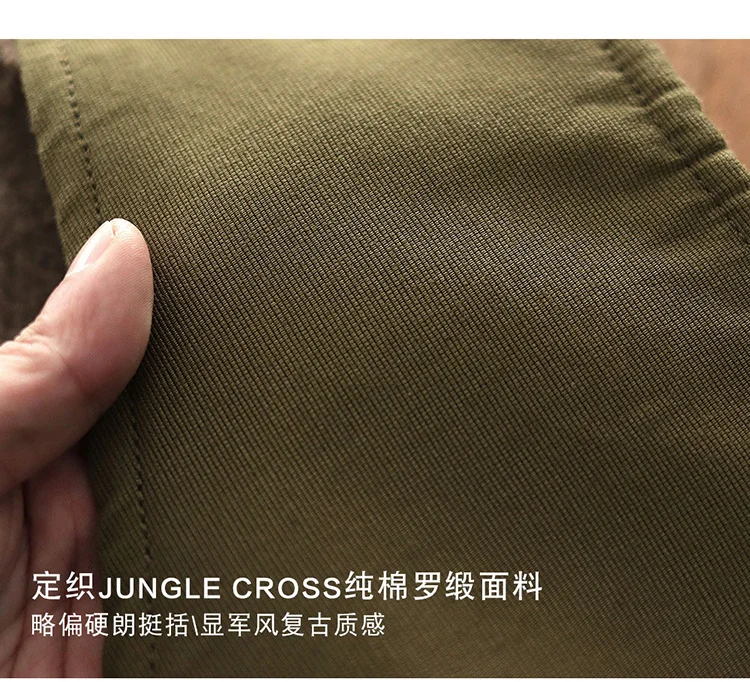 0403# Winter New American Retro Thickened Velvet Naval N1 Deck Vest Men's Fashion 40% Cashmere Washed Casual Cargo Waistcoat