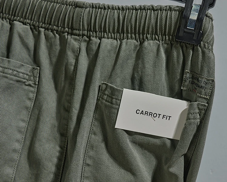 New straight-leg casual pants men's large size loose-fitting elastic waist sagging wide leg pants