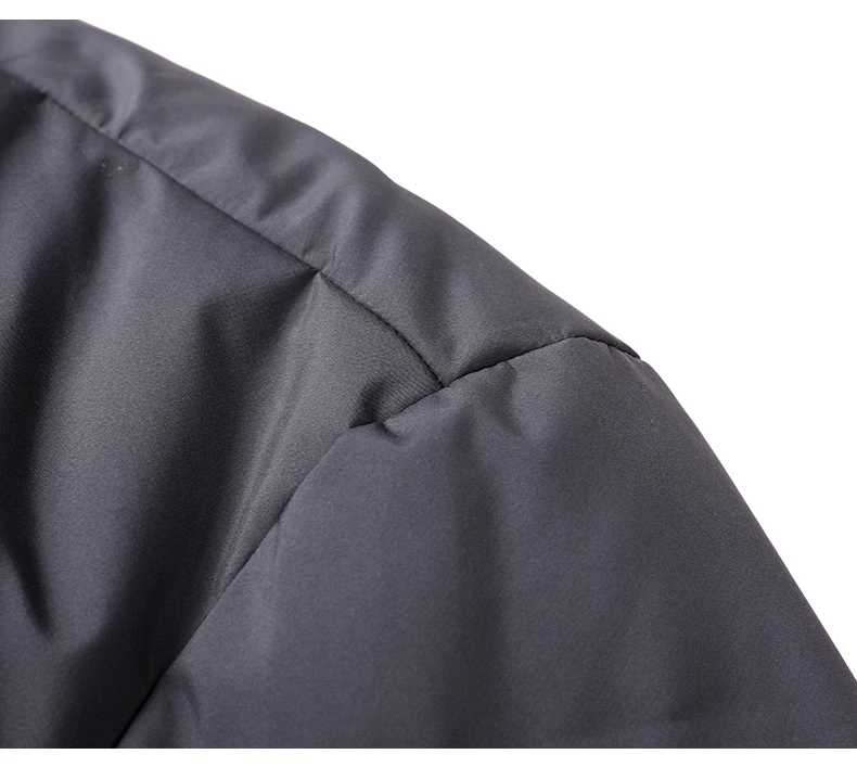 Men's Winter Fashion High-Quality down Jacket 90% White Duck down Warm Coat with Removable Scarf Suit Collar M-4XL Sizes