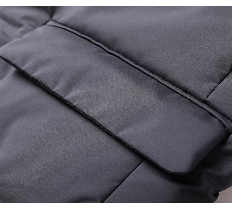 Men's Winter Fashion High-Quality down Jacket 90% White Duck down Warm Coat with Removable Scarf Suit Collar M-4XL Sizes