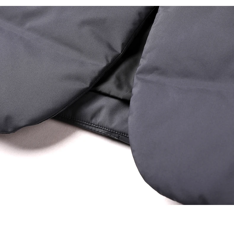 Men's Winter Fashion High-Quality down Jacket 90% White Duck down Warm Coat with Removable Scarf Suit Collar M-4XL Sizes
