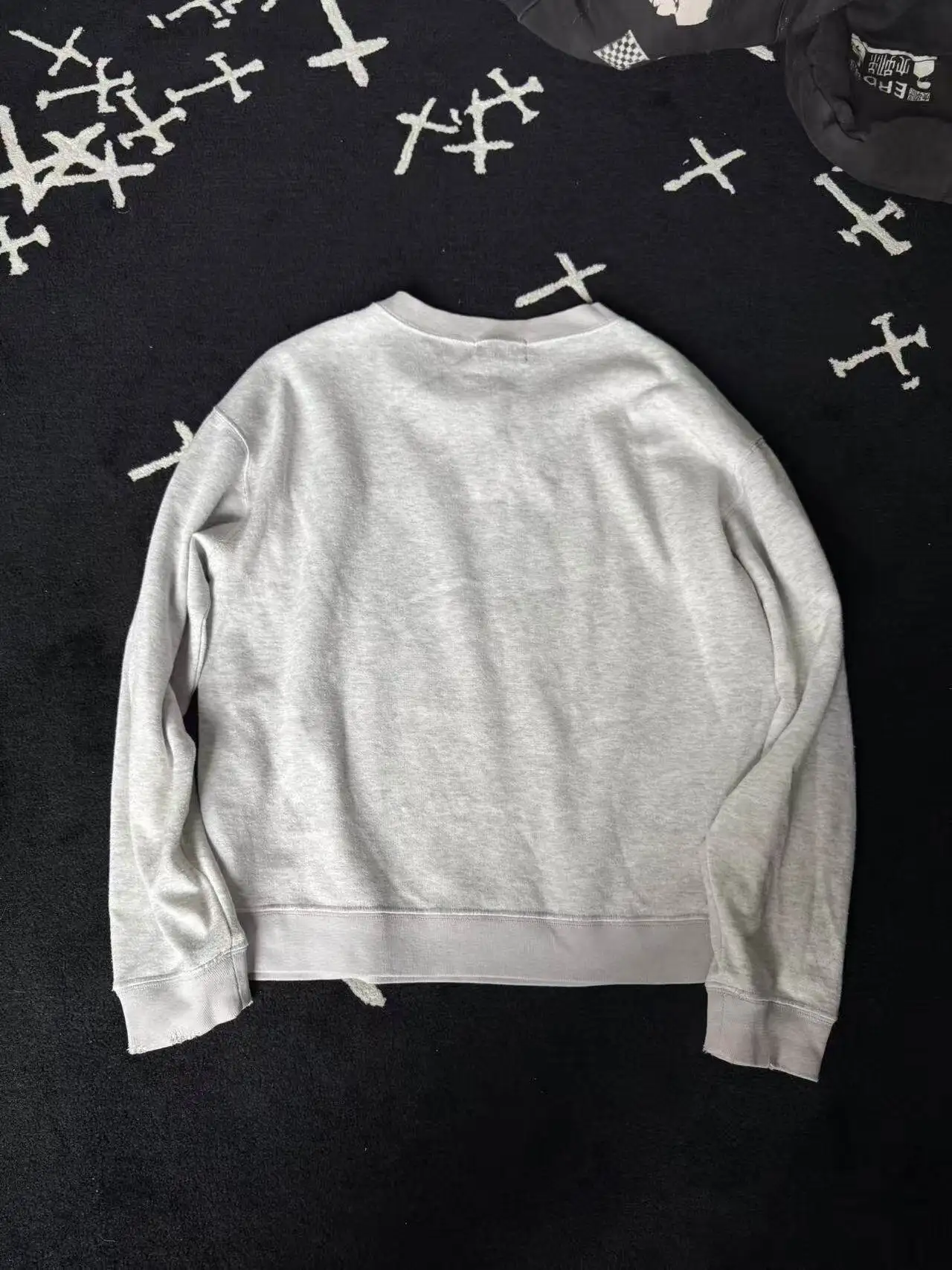 Christane F Portrait print sweater ER/D 18AW