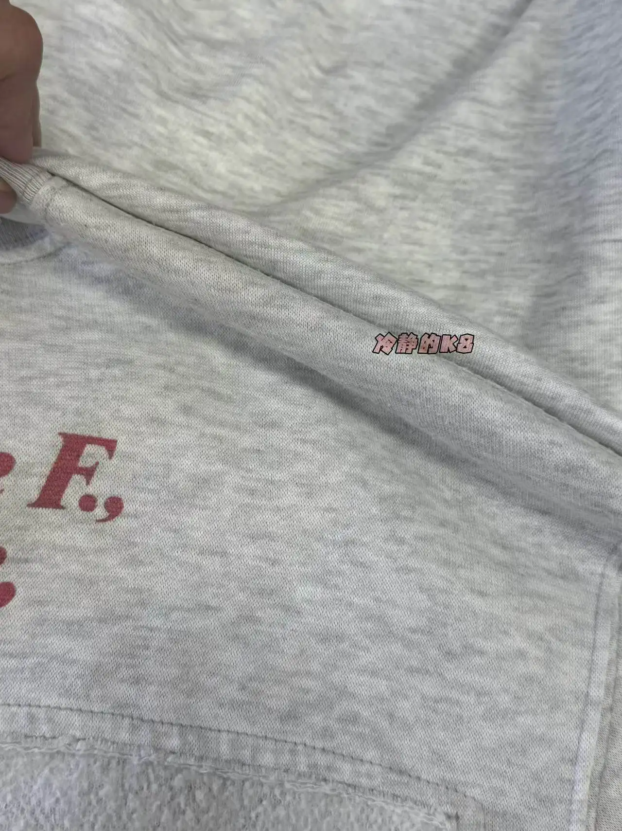Christane F Portrait print sweater ER/D 18AW