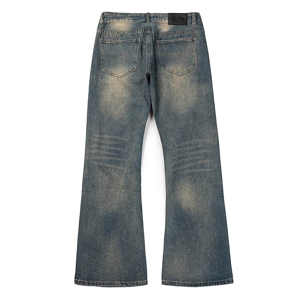 Vintage Cleanfit Casual Loose Denim Pants Mens Straight High Street Baggy Jeans Ropa Hombre Oversized Cargo Trousers