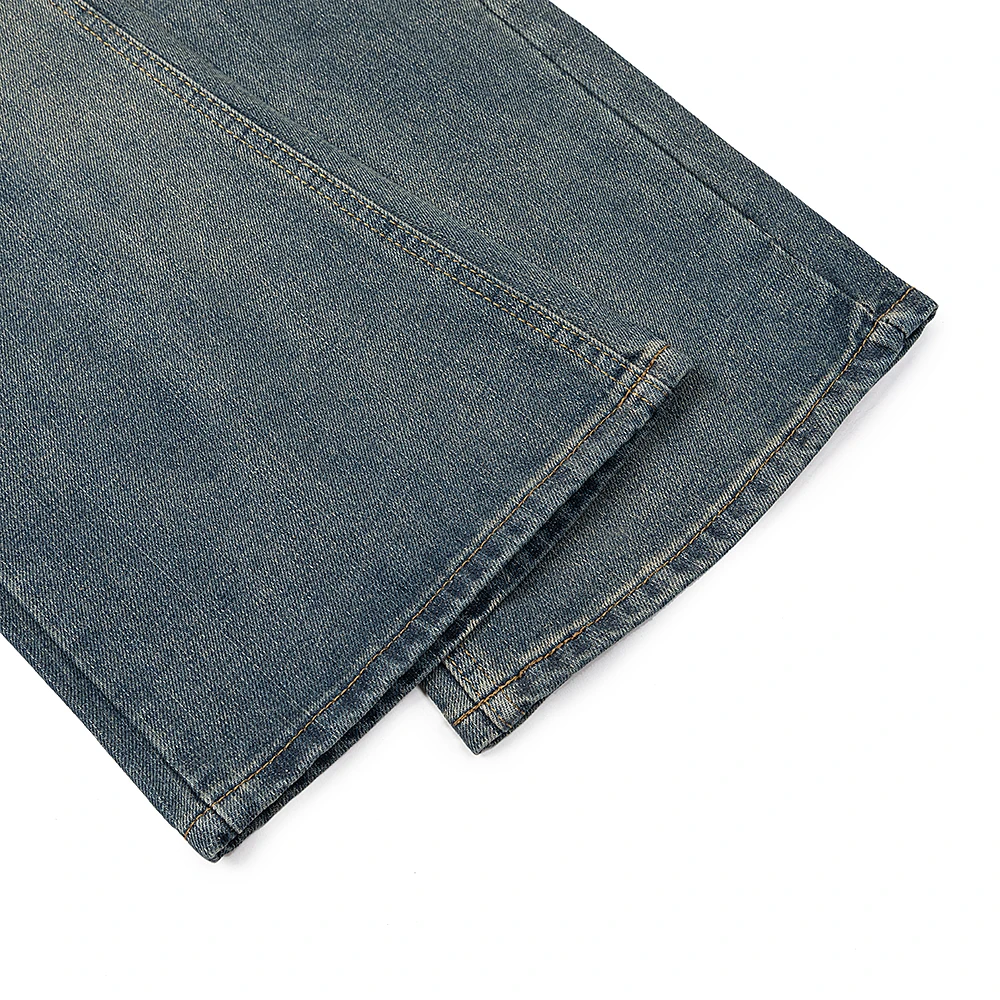 Vintage Cleanfit Casual Loose Denim Pants Mens Straight High Street Baggy Jeans Ropa Hombre Oversized Cargo Trousers