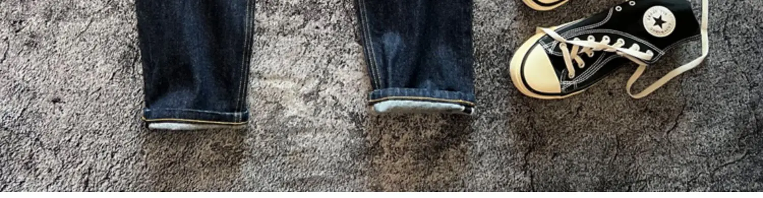 Indigo Heavyweight One Wash Raw Deep Blue Denim Jeans Men Autumn Spring Vintage Selvedge Hard Loose Straight Pants 100% Cotton