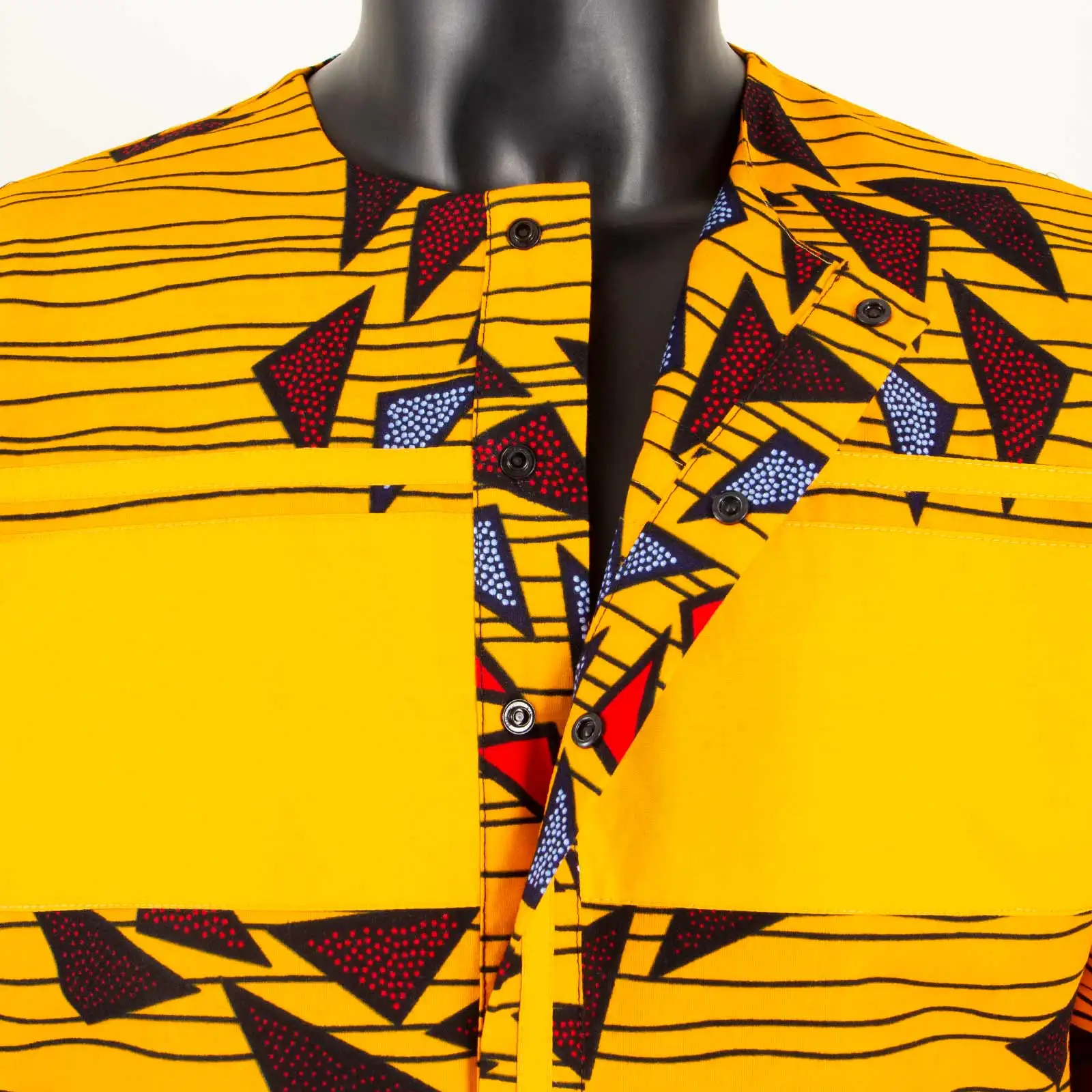 African Shirts for Men Short Sleeve O-neck Ankara Clothes Print Blouse Crop Top Plus Size Casual Shirt Bazin Riche A2312001
