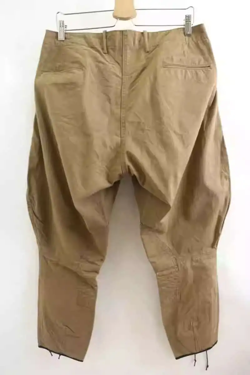 HKSH Spring Autumn New Men Tide Punk Vintage Knight Pants Motorcycle Casual American Twill Cotton Brushed Cotton Chic Ins HK4863