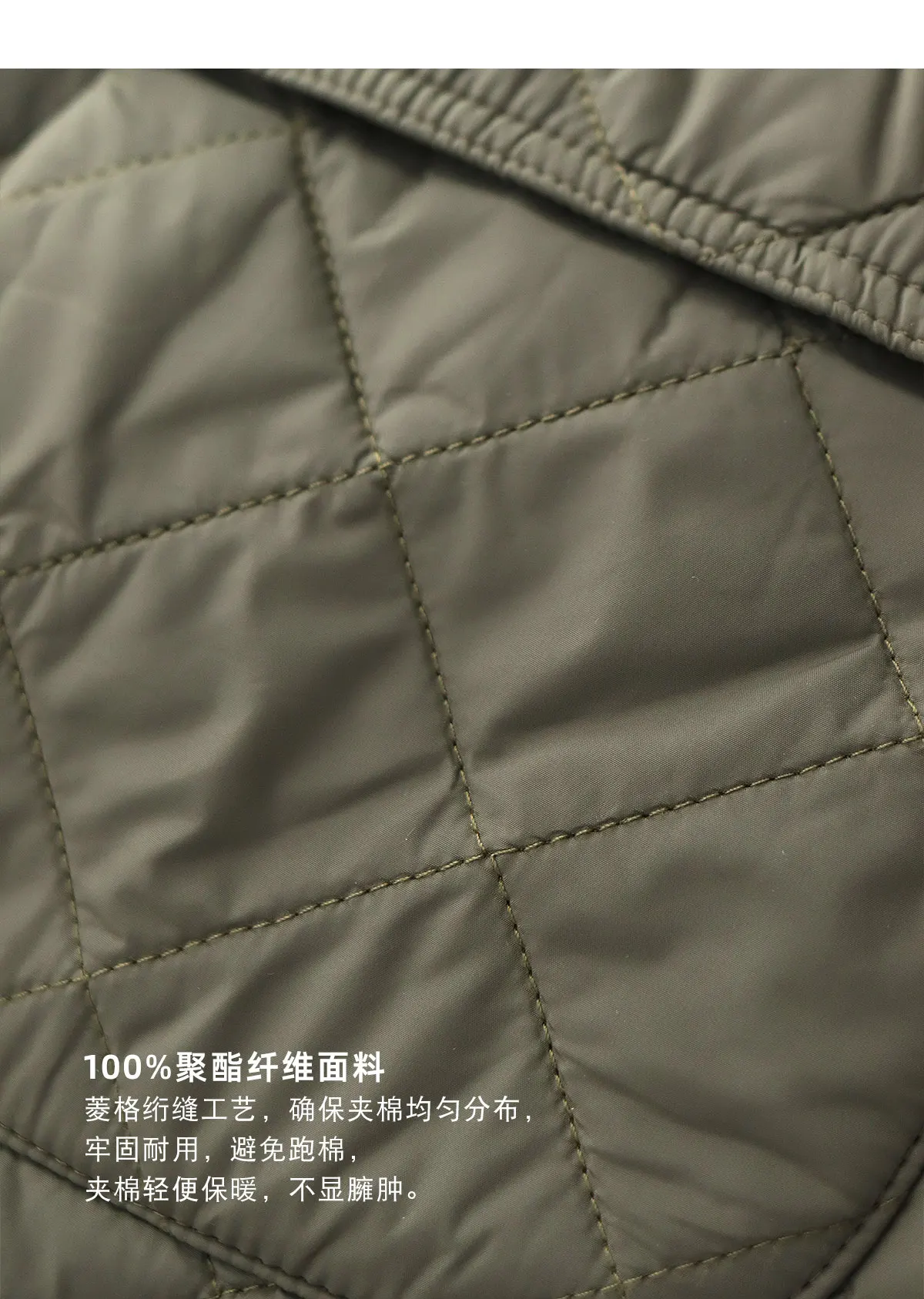 2024 Winter New American Retro Long Sleeve Lapel Dom Quilted Jacket Men's Simple 100% Polyester Thick Casual Multi-pocket Coat