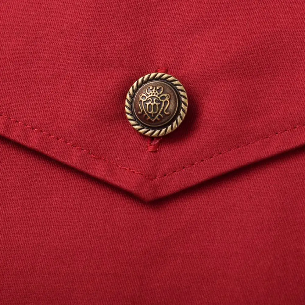 Vintage Shirt for Men Old Westerns Cowboys Watchmaker Bib Button Down Worship Colonial Costume