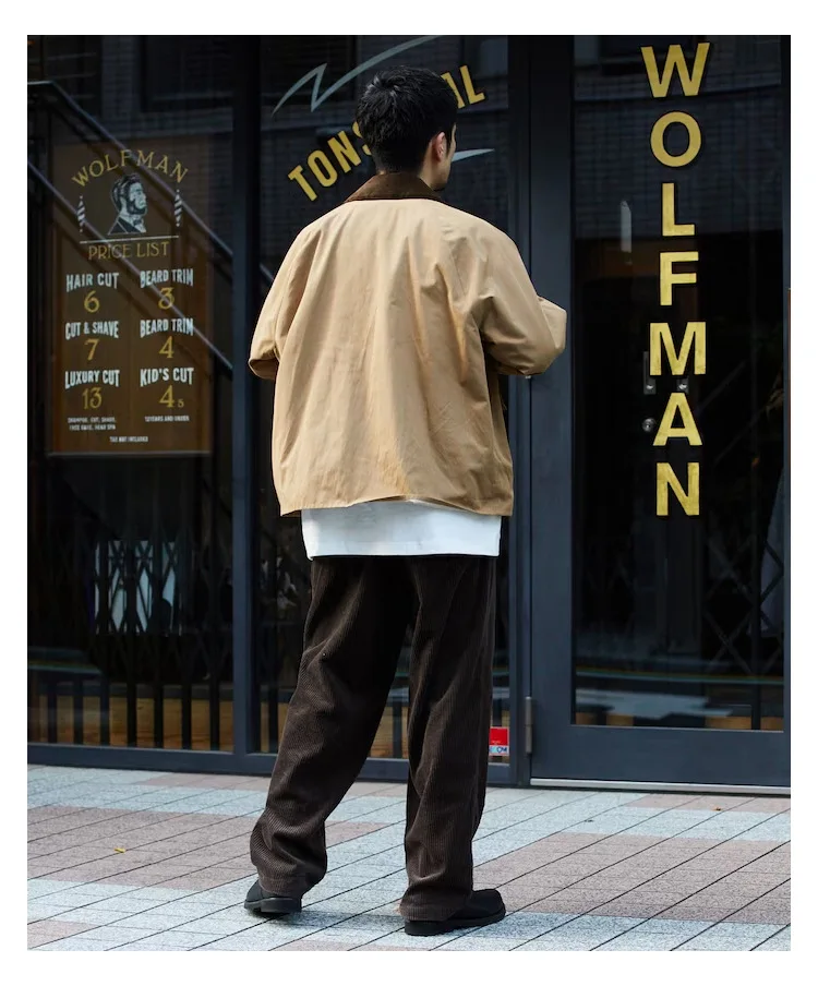 Breathable, Waterproof, Durable, Windproof Jacket, Casual Men's and Women's Spring-Autumn Checkered Workwear Coat US Size