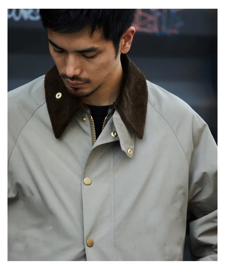 Breathable, Waterproof, Durable, Windproof Jacket, Casual Men's and Women's Spring-Autumn Checkered Workwear Coat US Size