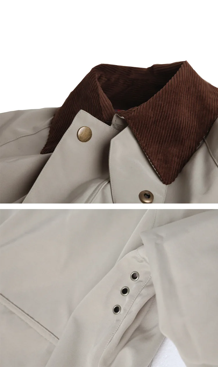 Breathable, Waterproof, Durable, Windproof Jacket, Casual Men's and Women's Spring-Autumn Checkered Workwear Coat US Size