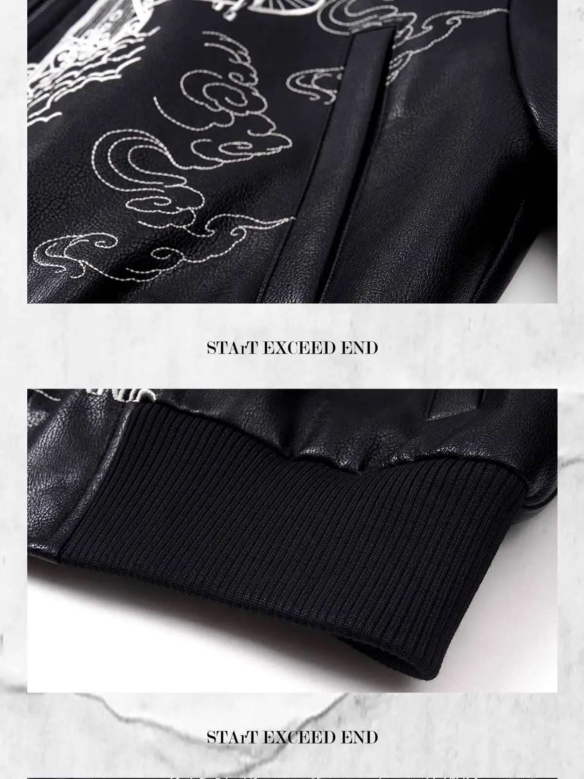 LUZHEN 2025 New Personalized Pattern Printed Motorcycles Leather Jacket Men's Fashion Streetwear High Quality Male Coat JY3320
