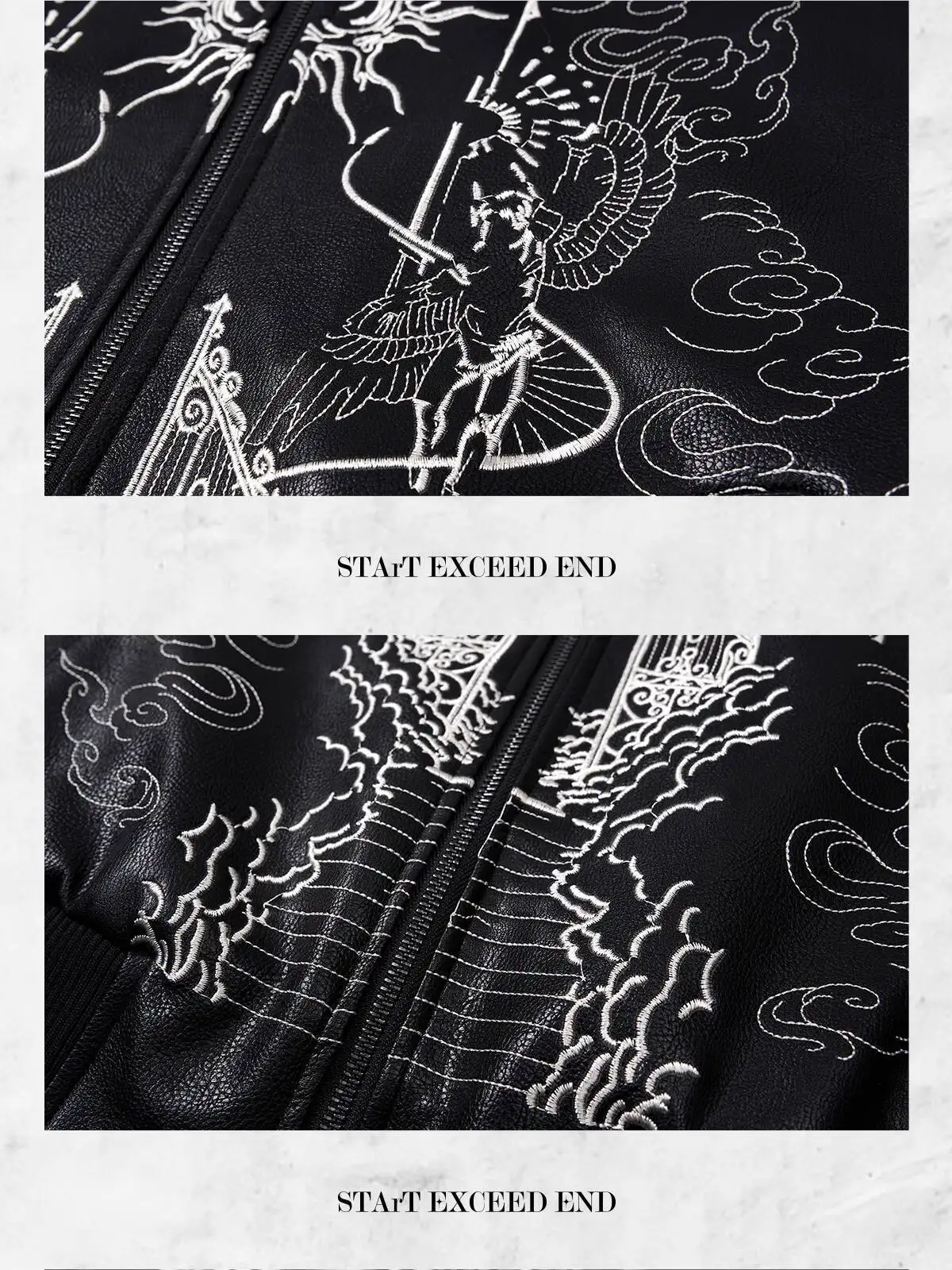 LUZHEN 2025 New Personalized Pattern Printed Motorcycles Leather Jacket Men's Fashion Streetwear High Quality Male Coat JY3320