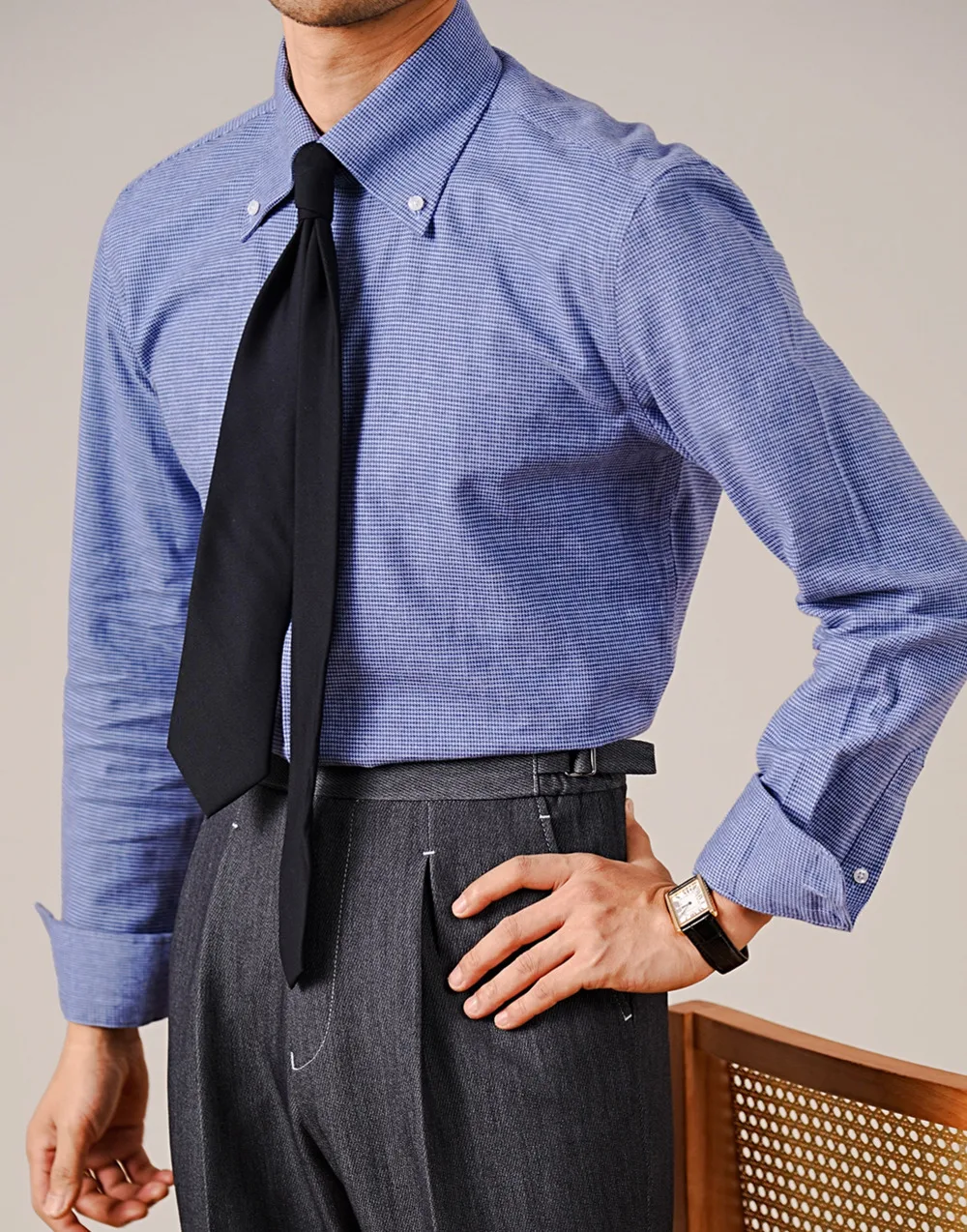 100% Pure Cotton Italian Style Large Pointed Collar Long Sleeve Shirt Men Casual Business Gentleman Commuter Camiseta Masculina