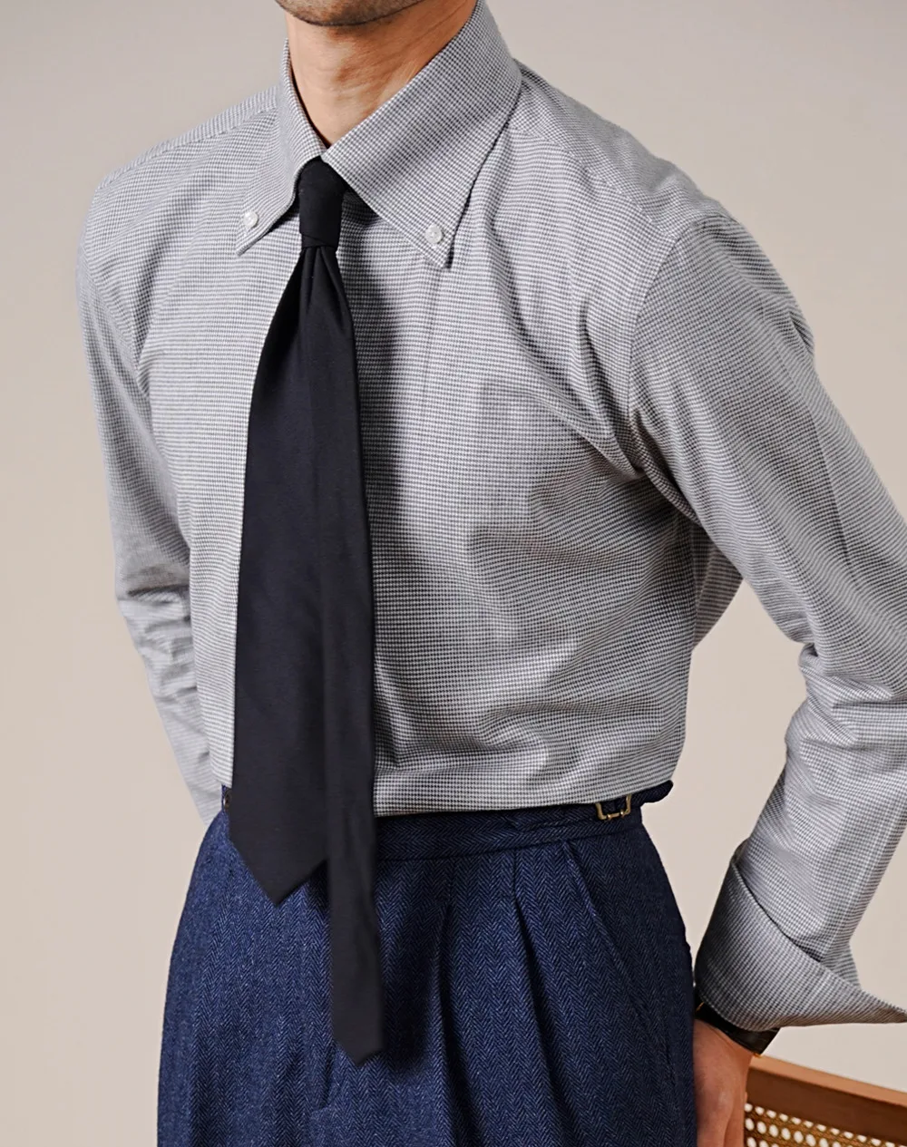 100% Pure Cotton Italian Style Large Pointed Collar Long Sleeve Shirt Men Casual Business Gentleman Commuter Camiseta Masculina