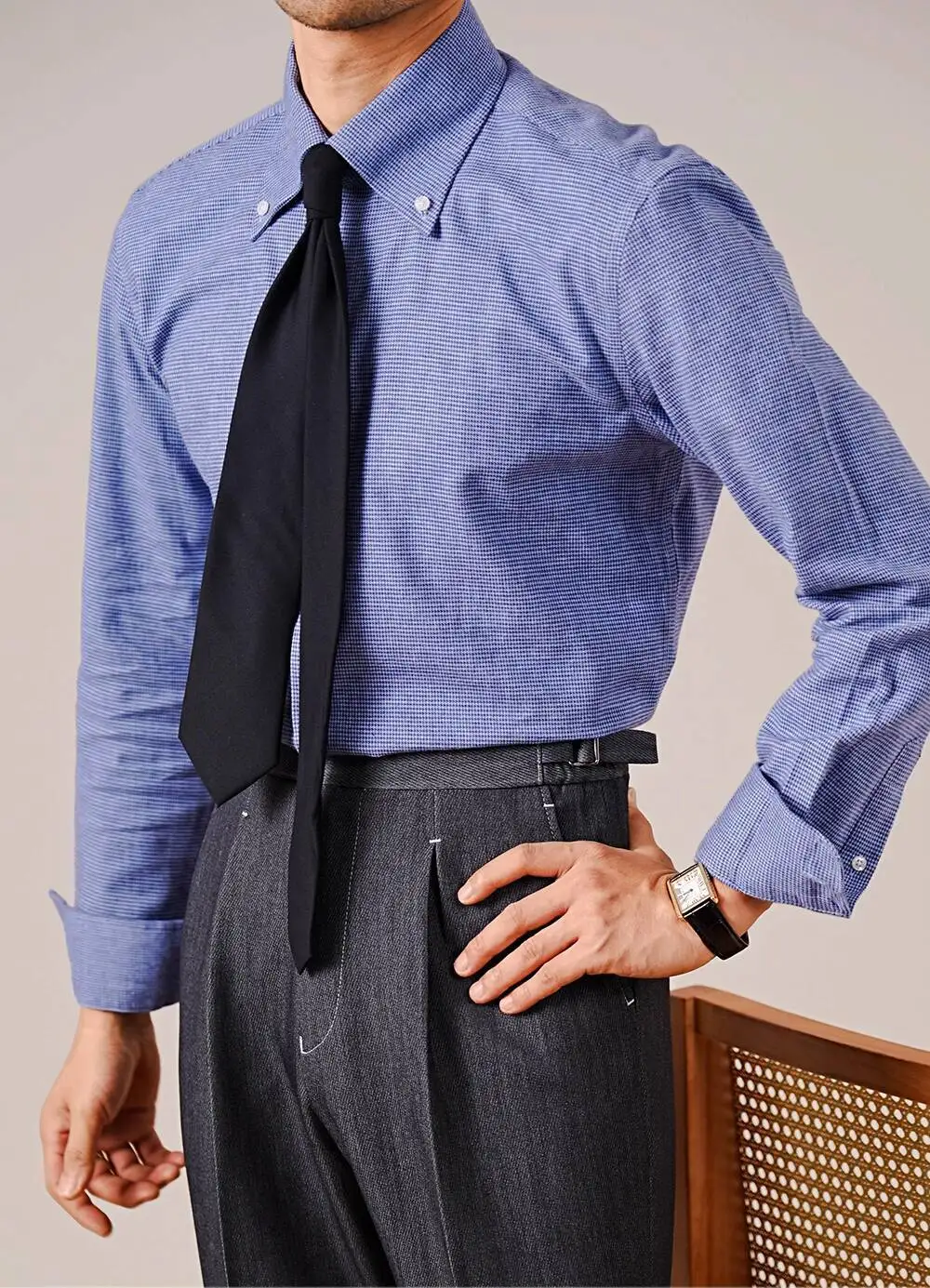 100% Pure Cotton Italian Style Large Pointed Collar Long Sleeve Shirt Men Casual Business Gentleman Commuter Camiseta Masculina