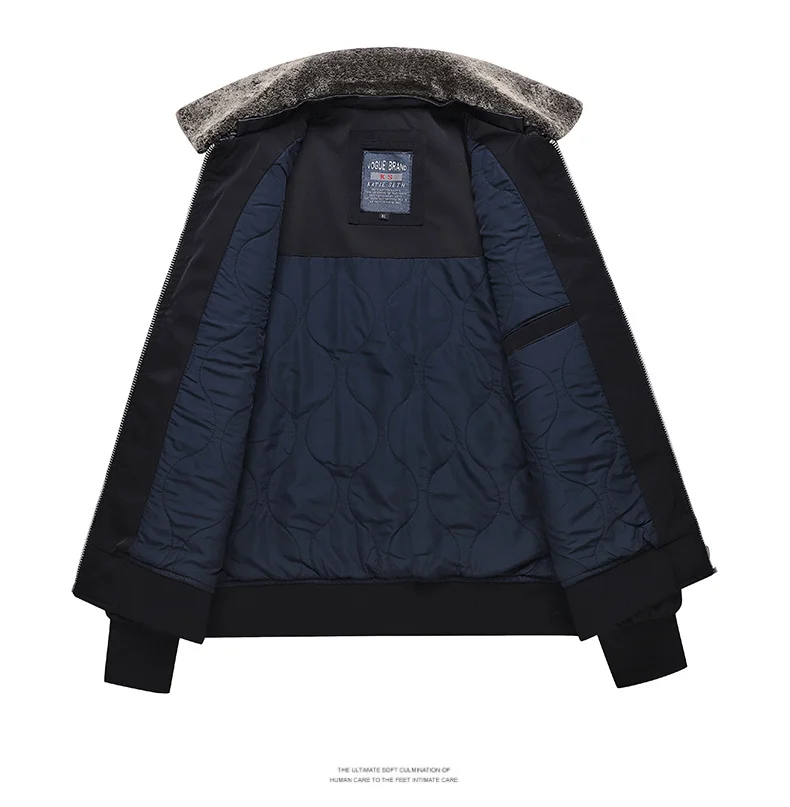 men's autumn winter thickened baseball uniform trendy coat Men's military fan jacket men MA-1 american overalls pilot jacket