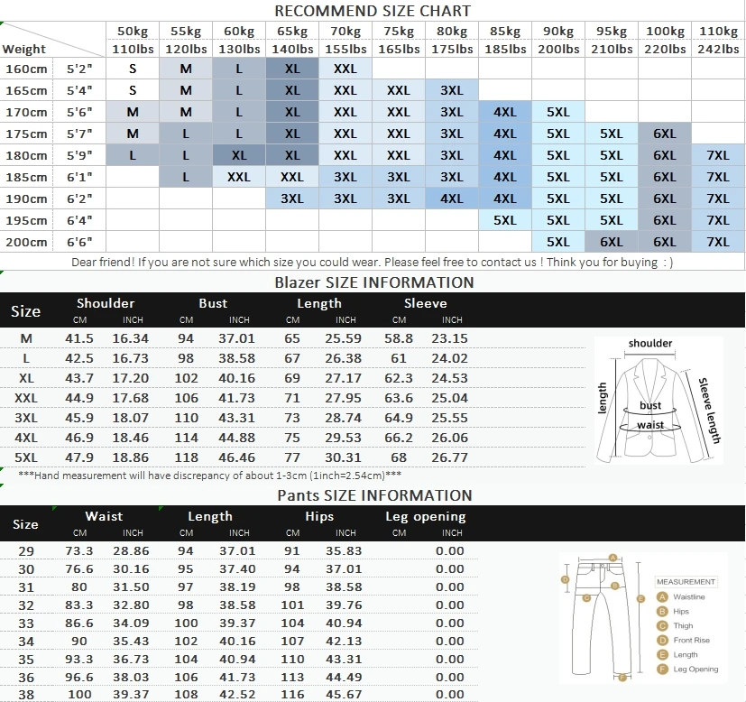 Suits (blazer+ Vest + Pants) Men Fashion Business Casual Hosts Slim-fit Gentleman Wedding Work Mens Suits 3 Piece M-5XL