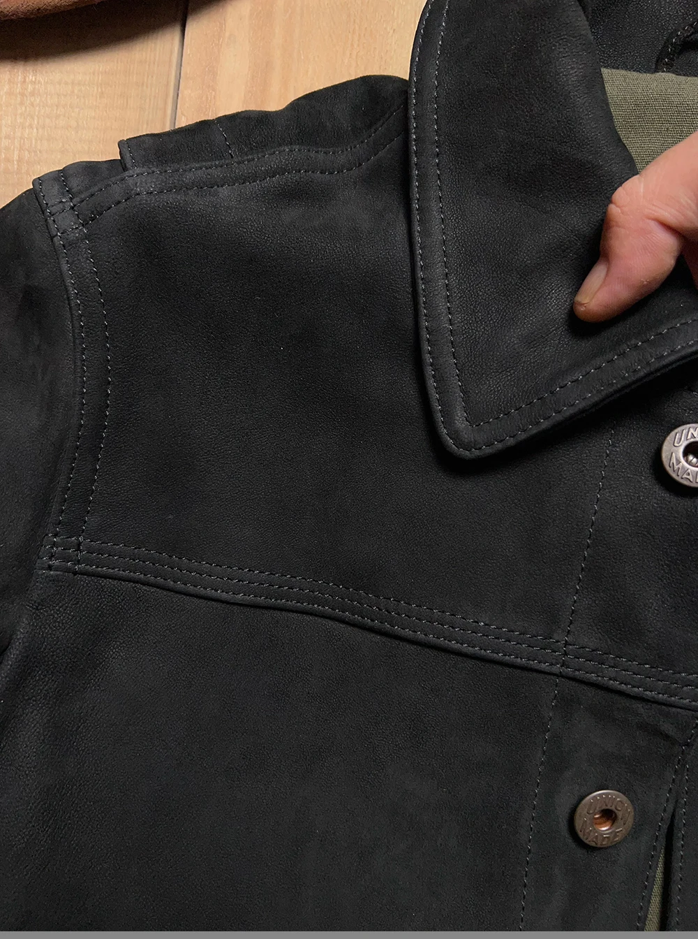 Black Winter Leather Jacket Men Retro Vintage Style Plus Size 5XL Genuine Natural Cow Suede Single Breasted Leather Coat