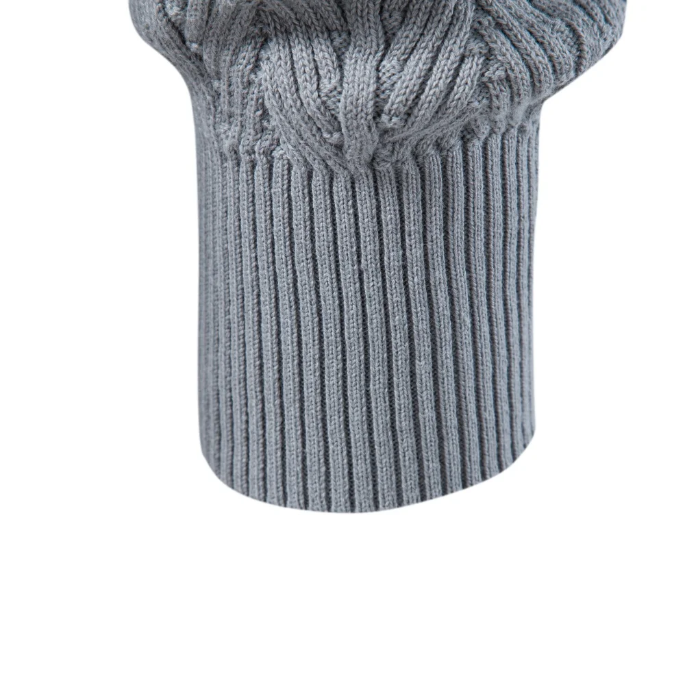 AIOPESON Men Cotton Design Knitwear Sweater Button Up Stand Collar Ribbed Cuffs Cardigan Smart Casual Office Thermal Fall Winter