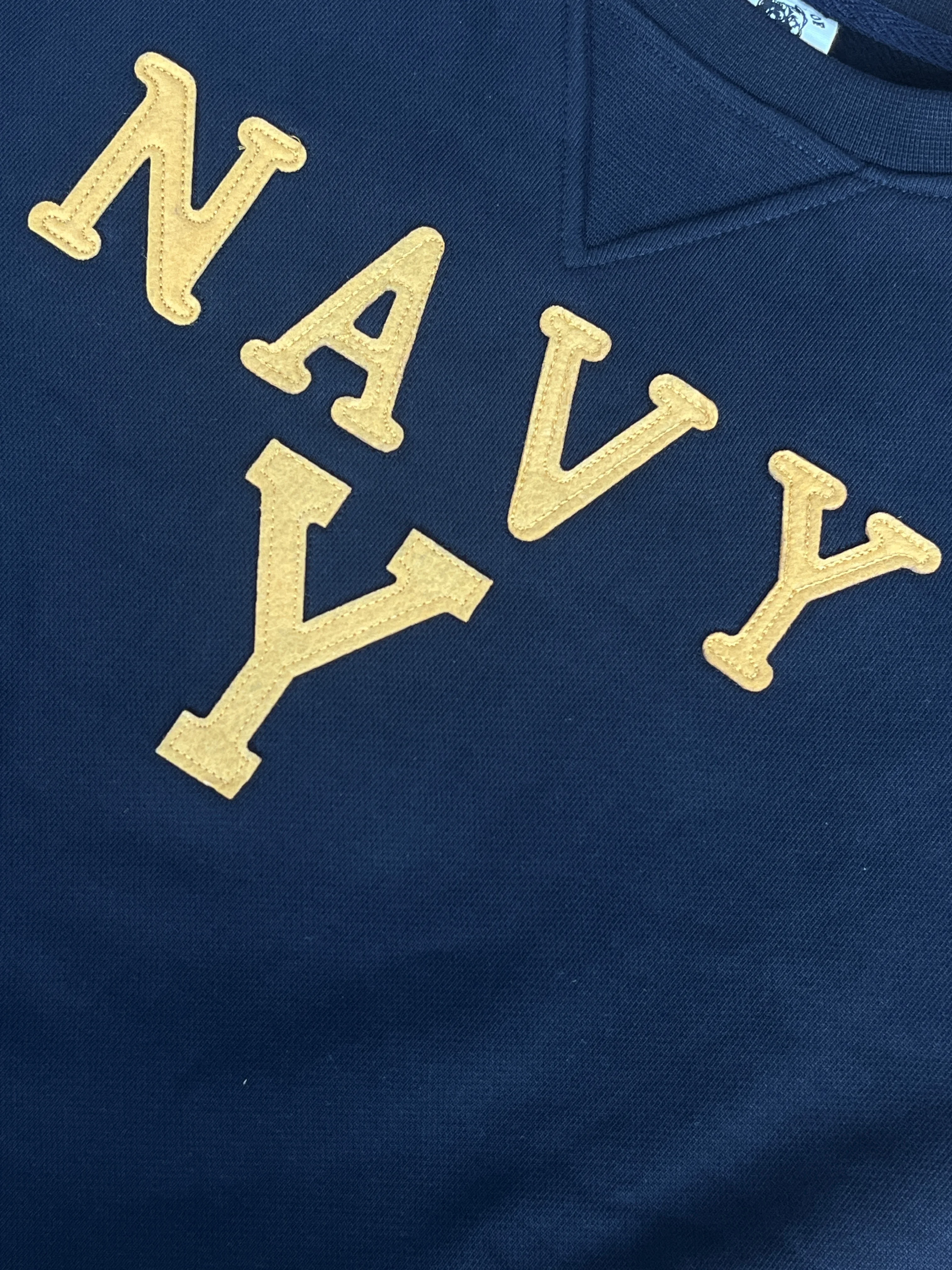 Classic Bronson Boxing Coach Pullover – Navy Y Shipyard Heavyweight Fleece Sweatshirt with Rugged Ringside Style