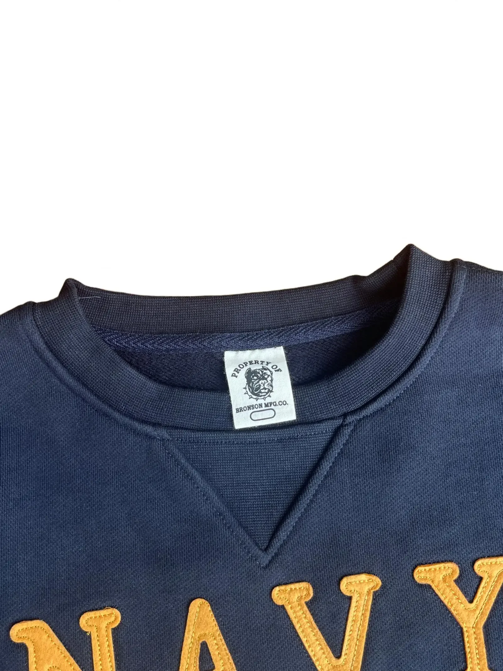 Classic Bronson Boxing Coach Pullover – Navy Y Shipyard Heavyweight Fleece Sweatshirt with Rugged Ringside Style